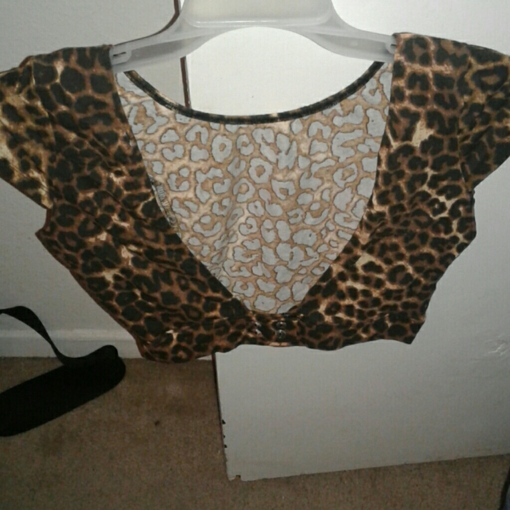 Leopard Halter top - Picture 2 of 2